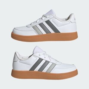 Adidas Breaknet 2.0 White Kids Sneakers | Size‎ 4 / 4.5 | Brand New in Box